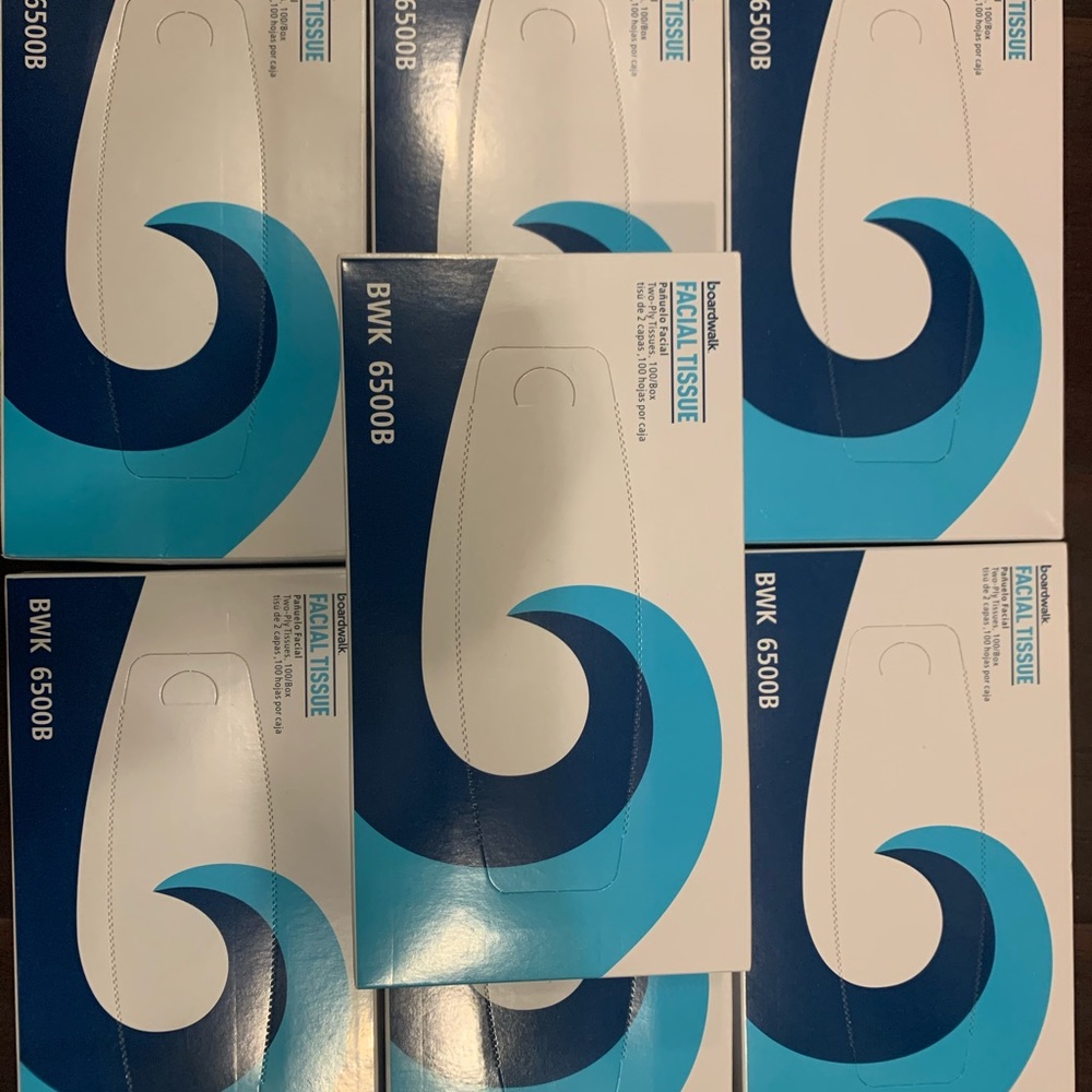 Boardwalk facial tissues - 7 units (700 tissues)